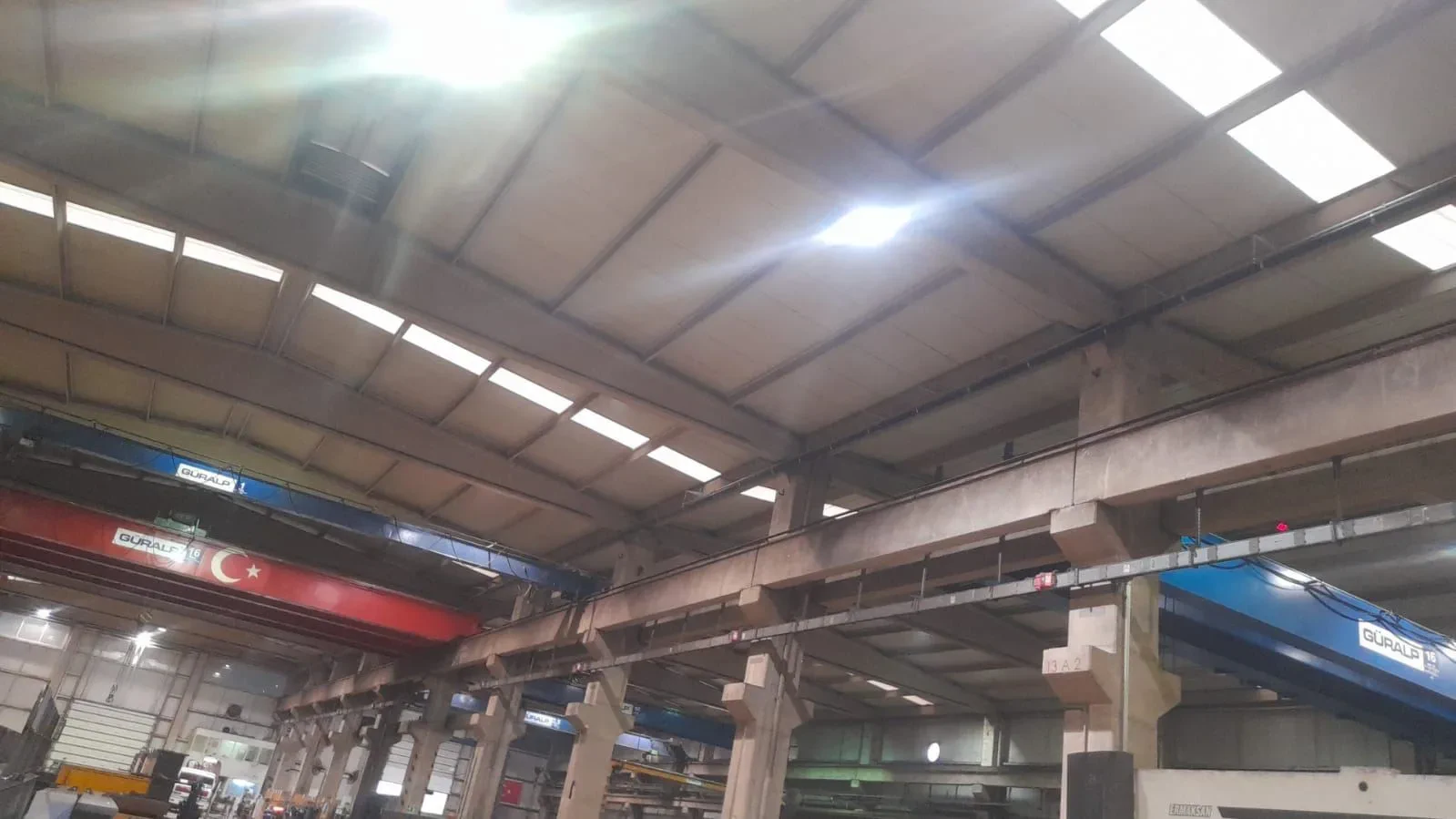 Güralp Vinç Mevcut Fabrika Binası İlave Sifonik Sistem Hattı Projesi